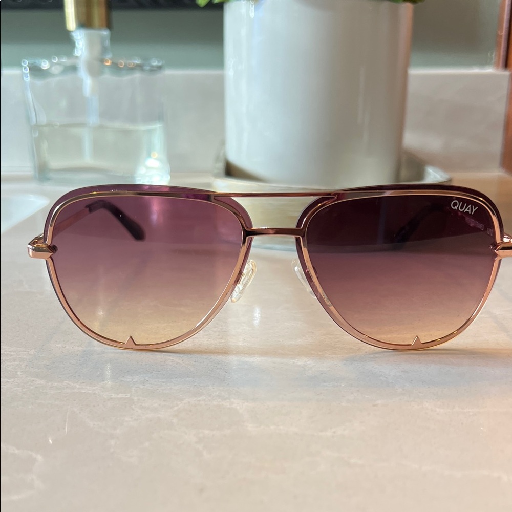 Quay Australia Women's Sunglasses - Purple Gradient High Key Framed